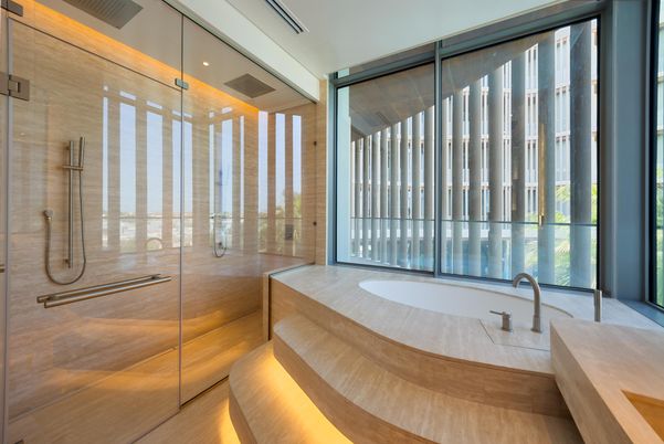 Bathroom, Glass Shower, Interior