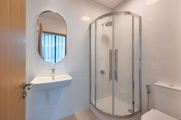 Bathroom, Glass Shower, Interior