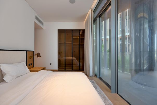 Bedroom, Interior, Wood Texture Flooring