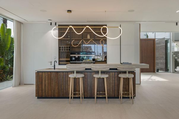 Chandelier, Interior, Kitchen, Recessed Lighting