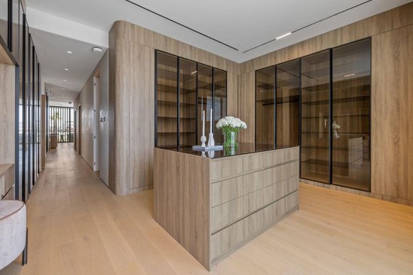 Interior, Recessed Lighting, Walk-in Closets, Wood Texture Flooring