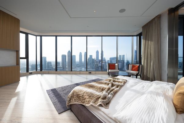 Bedroom, Interior, Recessed Lighting, Water