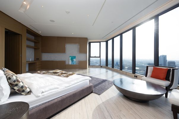 Bedroom, Interior, Recessed Lighting, Water