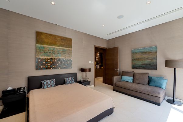 Bedroom, Interior, Recessed Lighting