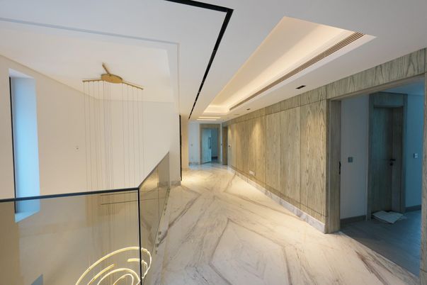 Interior, Marble, Pendant Lights