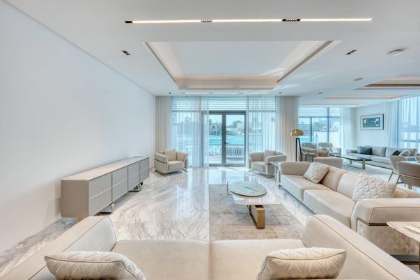 Interior, Living room, Marble, Recessed Lighting