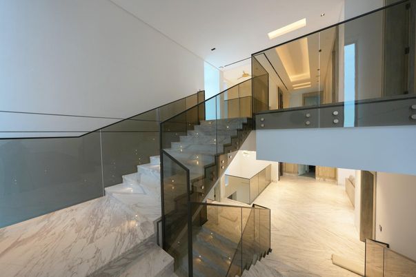 Interior, Marble, Recessed Lighting