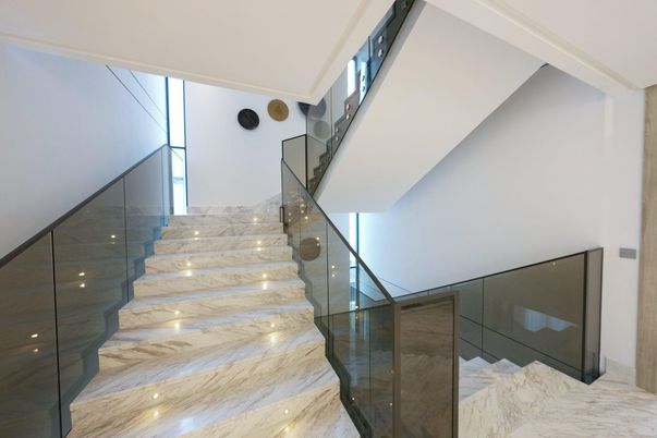 Interior, Marble, Recessed Lighting
