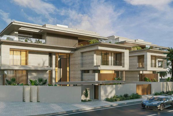 Exterior, Facade, Modern