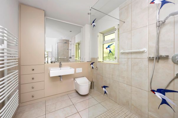 Bathroom, Glass Shower, Interior
