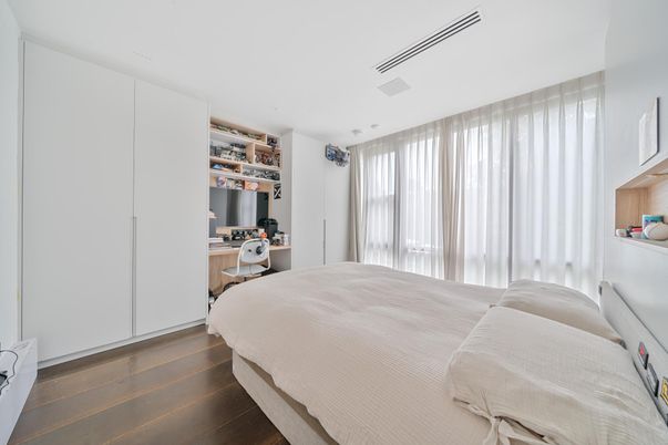 Bedroom, Interior, Wood Texture Flooring