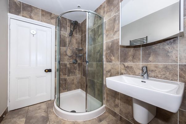 Bathroom, Glass Shower, Interior