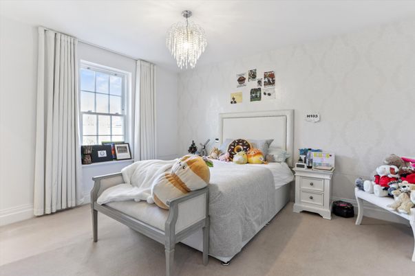 Bedroom, Chandelier, Interior