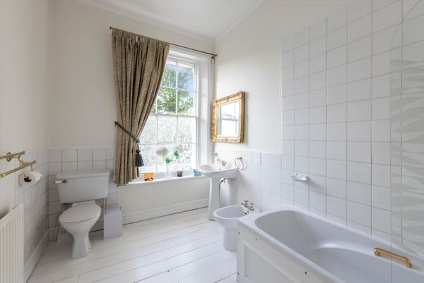 Bathroom, Interior, Wood Texture Flooring