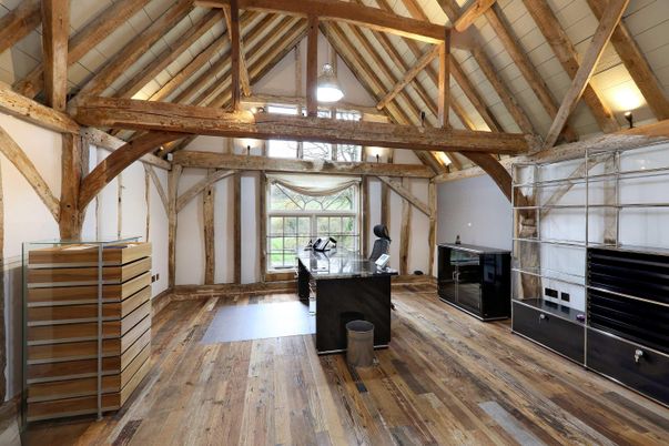 Interior, Pendant Lights, Wooden Beams, Wood Texture Flooring