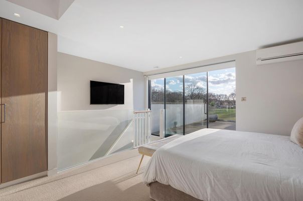 Bedroom, Interior, Recessed Lighting