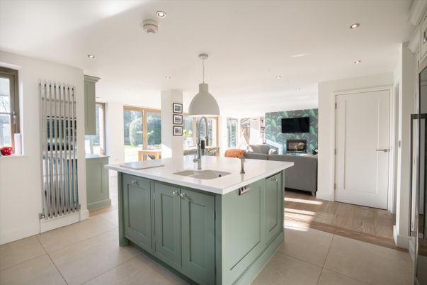 Interior, Kitchen, Pendant Lights, Recessed Lighting