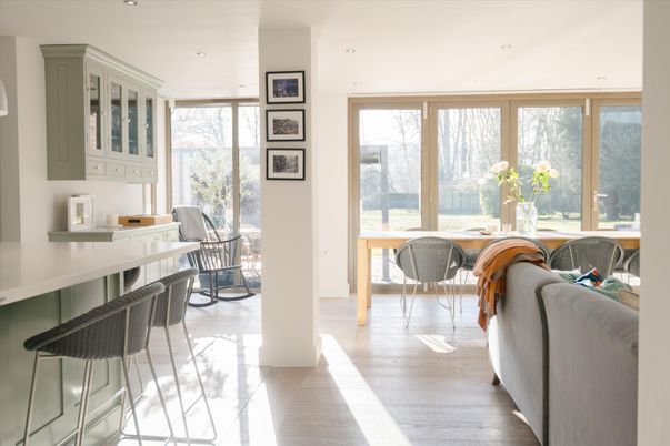 Dining room, Interior, Living room, Recessed Lighting
