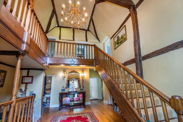 Chandelier, Interior, Wood Texture Flooring