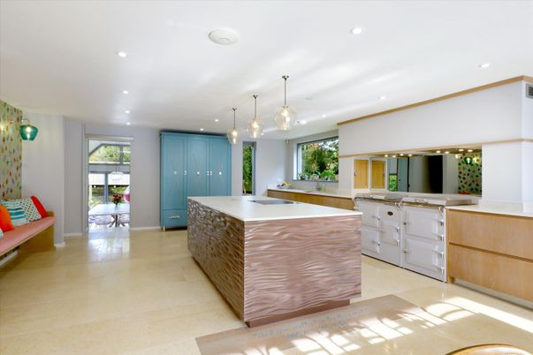 Interior, Kitchen, Pendant Lights, Recessed Lighting