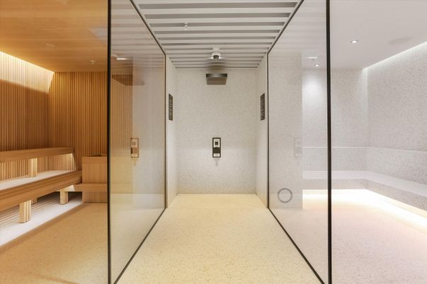 Interior, Recessed Lighting, Sauna Room