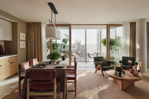Dining room, Interior, Living room, Pendant Lights