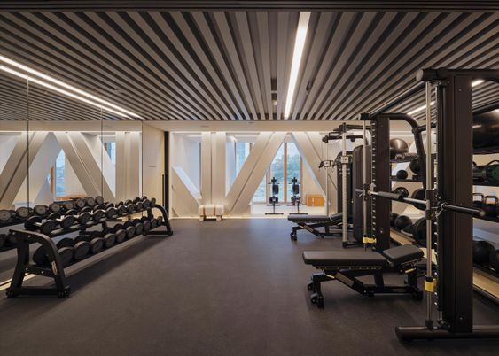 Fitness Equipment, Gym, Interior