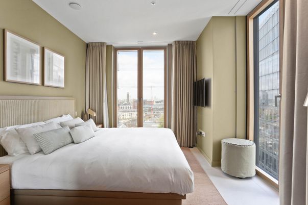 Bedroom, Interior, Recessed Lighting