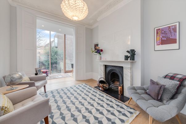 Fireplace, Interior, Living room, Pendant Lights, Recessed Lighting, Wood Texture Flooring