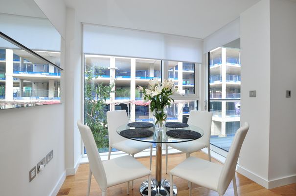 Dining room, Interior, Wood Texture Flooring