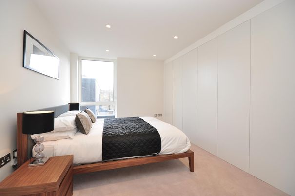 Bedroom, Interior, Recessed Lighting