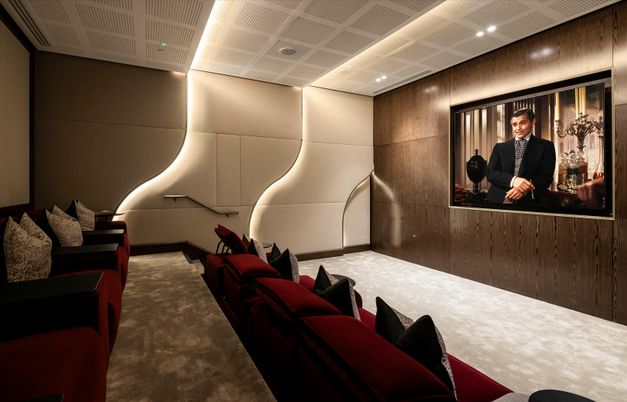 Interior, Recessed Lighting, Wooden Walls