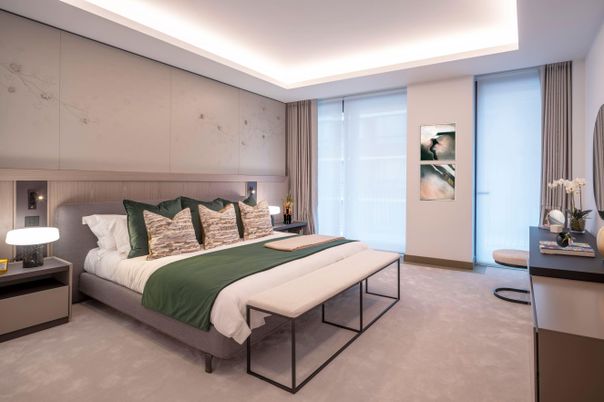 Bedroom, Interior, Pendant Lights