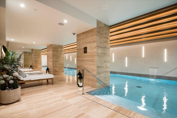 Interior, Pool, Recessed Lighting