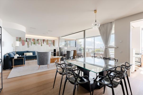 Dining room, Interior, Living room, Wood Texture Flooring
