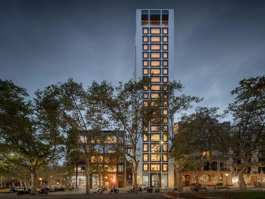 Exterior, Facade, Highrise