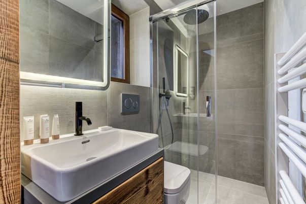 Bathroom, Glass Shower, Interior
