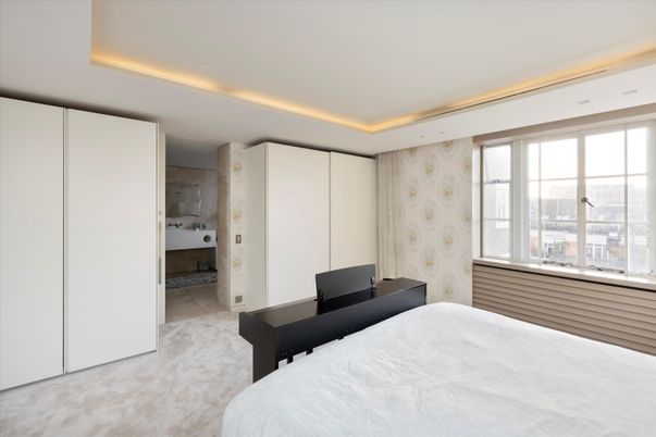 Bedroom, Interior, Recessed Lighting