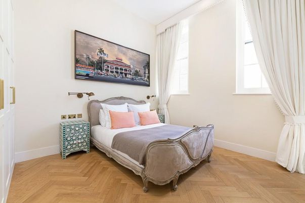 Bedroom, Interior, Wood Texture Flooring