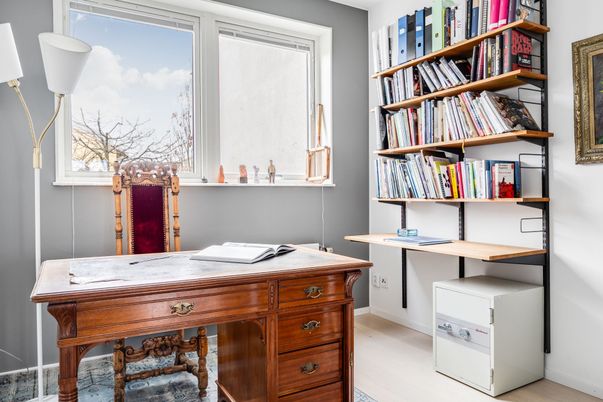 Home Office, Interior, Wood Texture Flooring