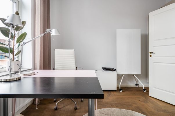 Home Office, Interior, Wood Texture Flooring