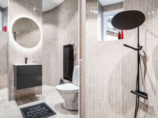 Bathroom, Interior, Recessed Lighting