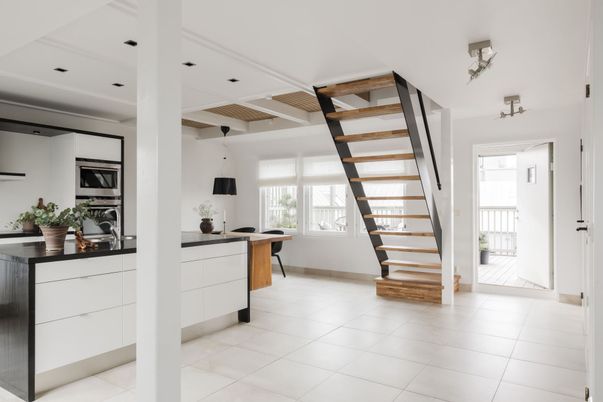 Interior, Recessed Lighting, Wooden Beams