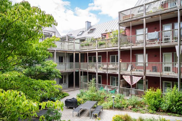 Exterior, Facade, Condo Building