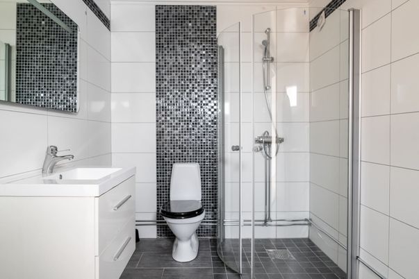 Bathroom, Glass Shower, Interior