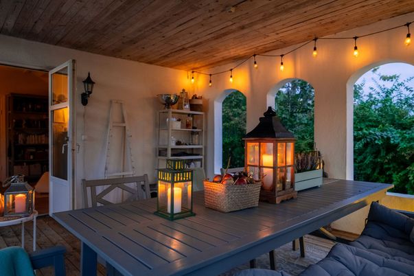 Exterior, Wooden Ceilings