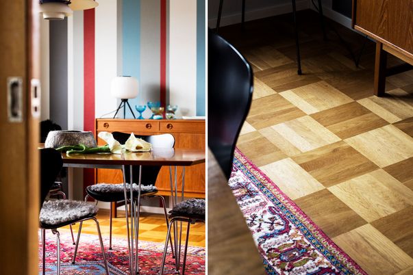 Home Office, Interior, Wood Texture Flooring