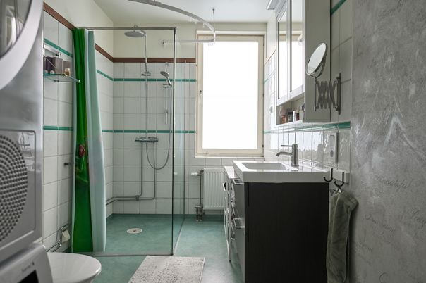 Bathroom, Glass Shower, Interior