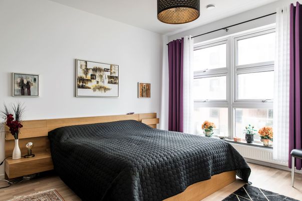 Bedroom, Interior, Wood Texture Flooring