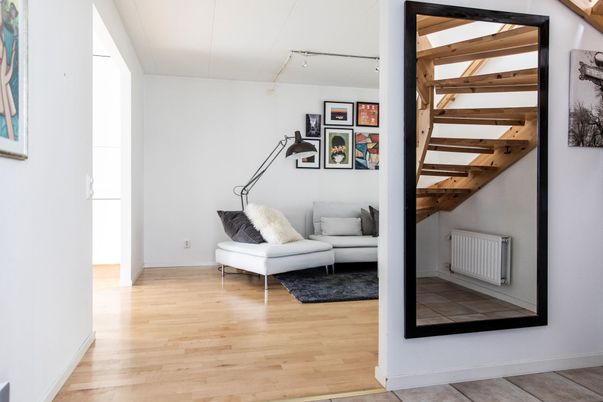 Interior, Wooden Beams, Wood Texture Flooring